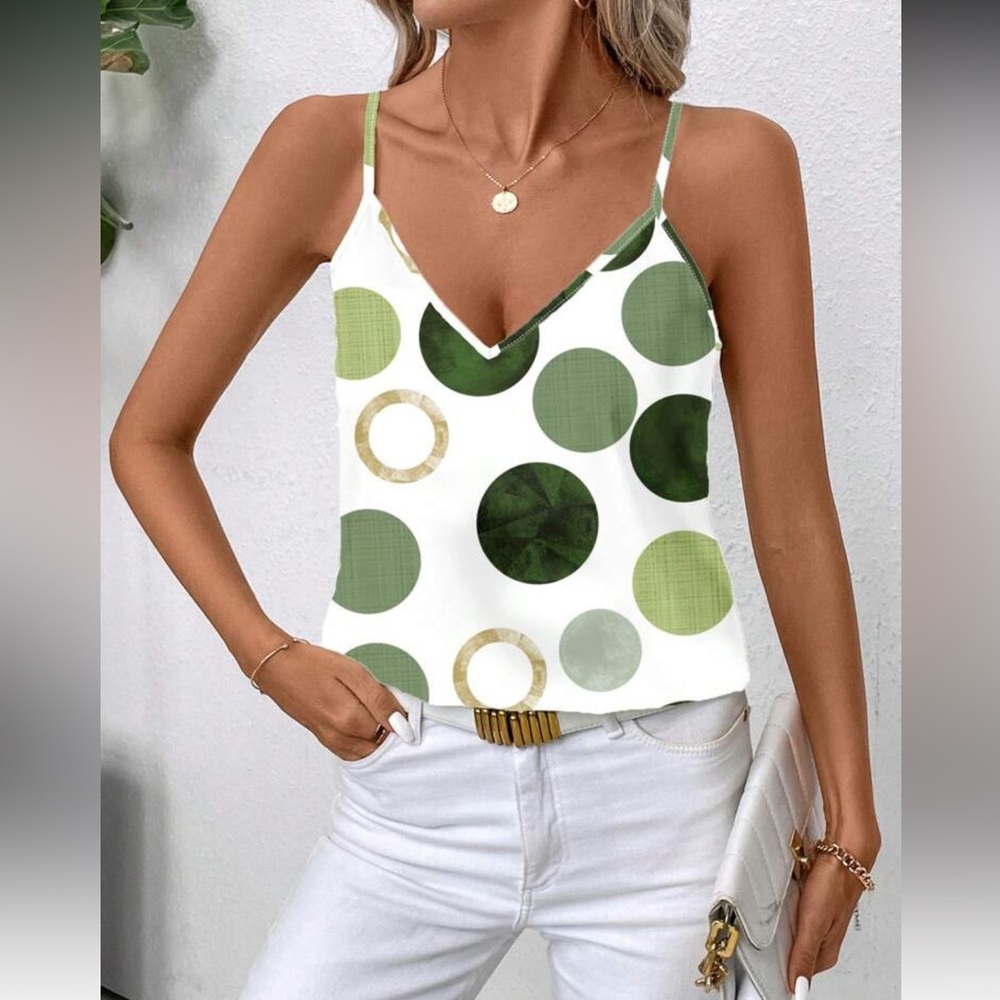 Boho Polka Dots Camisole Top